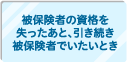 被保険者の資格を失ったあと、引き続き被保険者でいたいとき